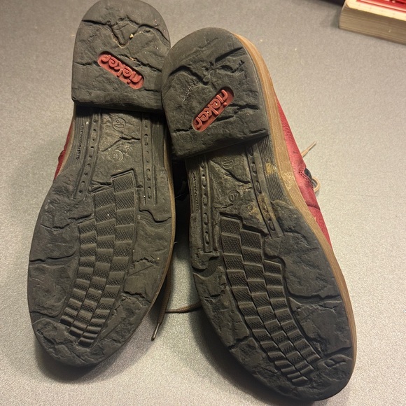 Rieker Stylish Red Women's Boots - Picture 3 of 4